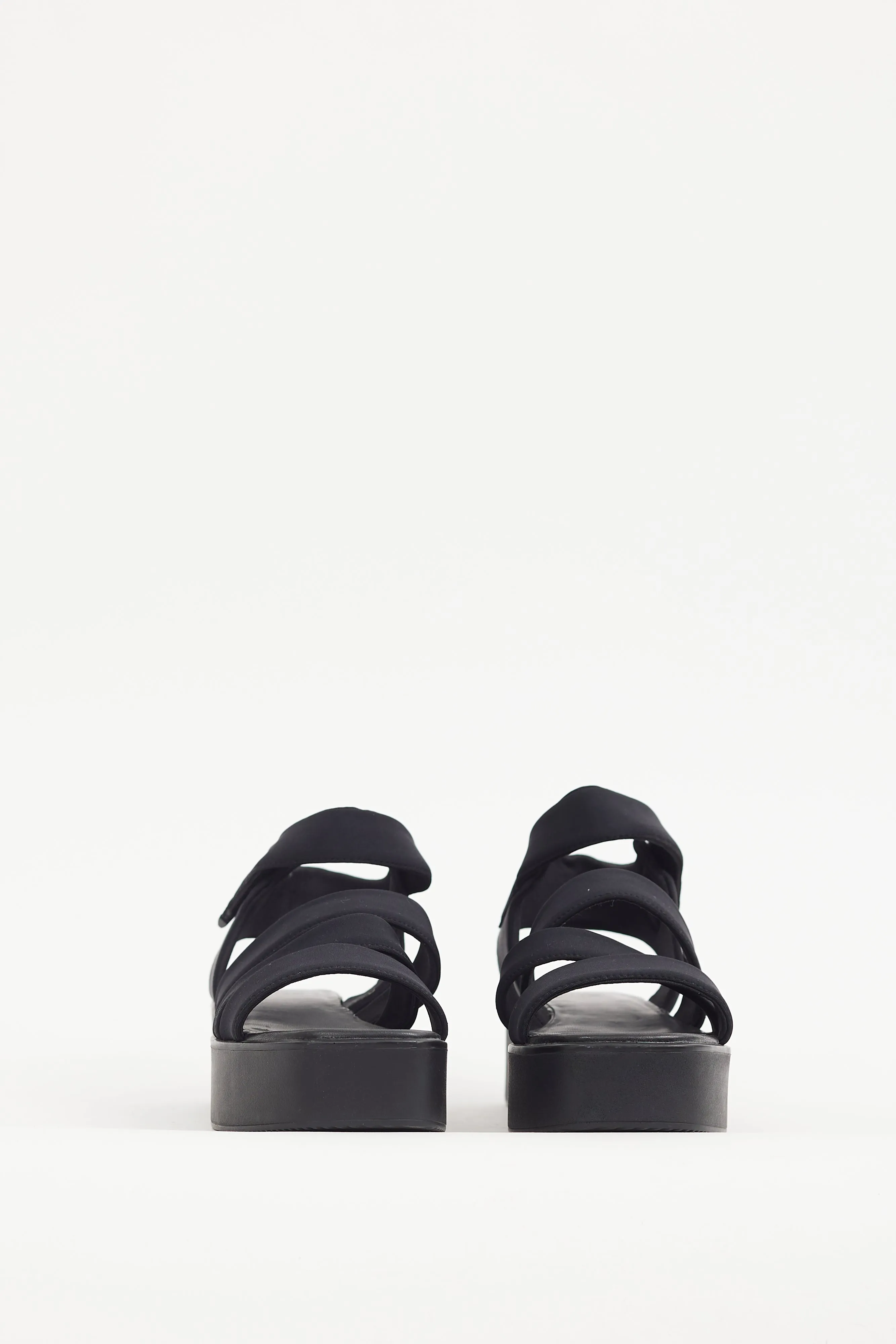 Black Bonnie Flatform Sandal