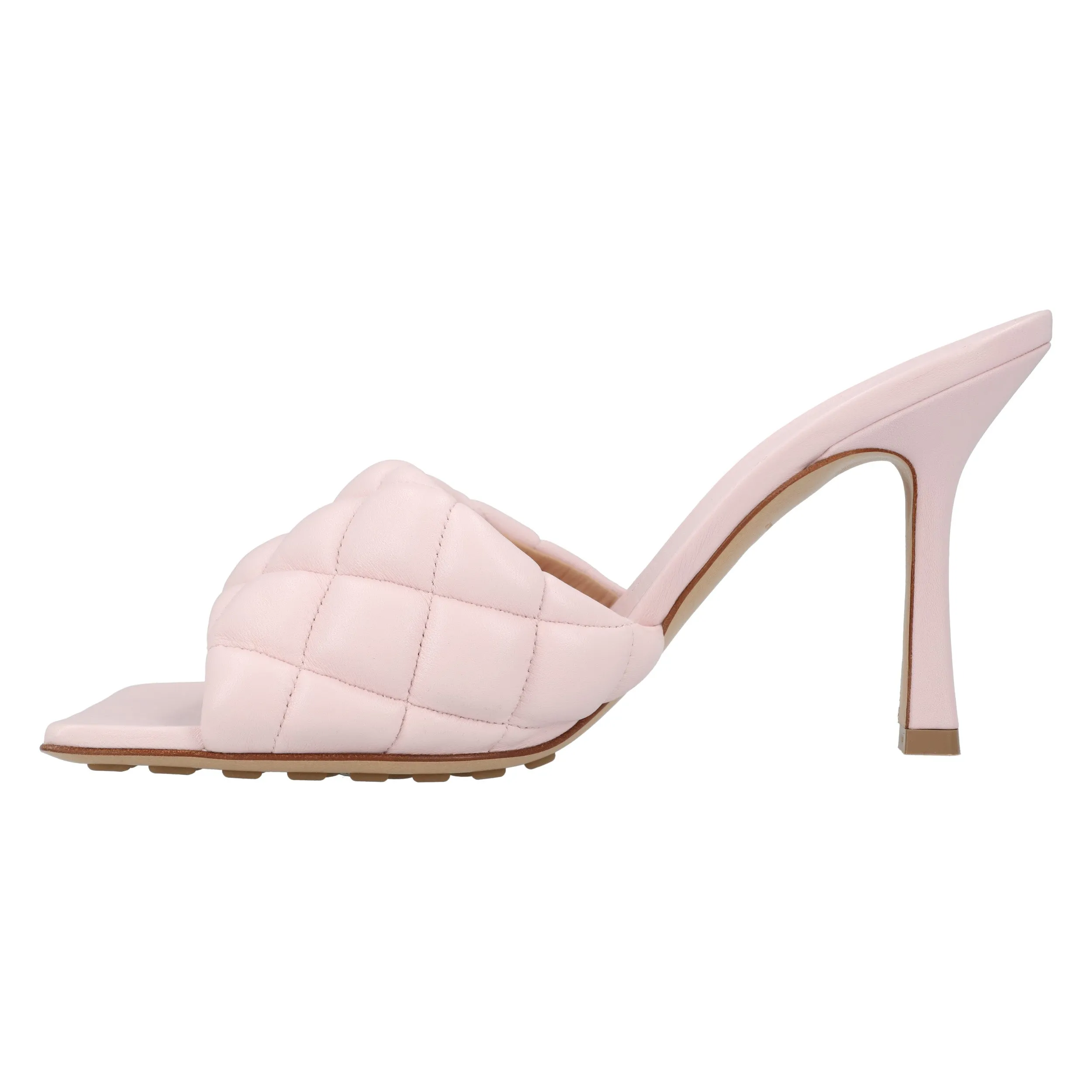 Bottega Veneta Padded Mule pink