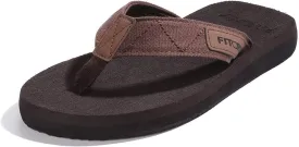FITORY Men's Flip-Flops, Thongs Sandals Comfort Slippers for Beach