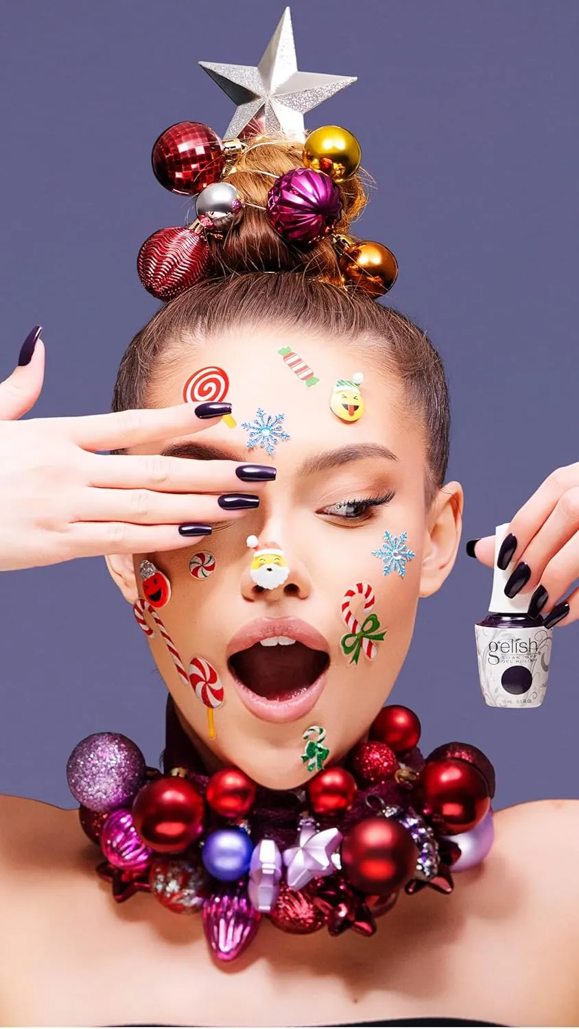 Gelish Holiday Winter Collection On My Wish List - Gel Nail Color, Winter Gel Polish Collection, Gel Nail Color, Long-Lasting Soak Off Gel Polish