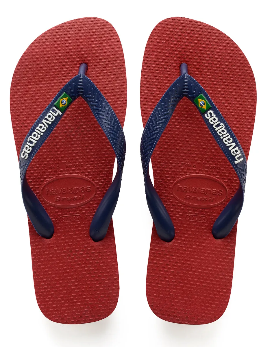 Havaianas Brasil Logo In Red