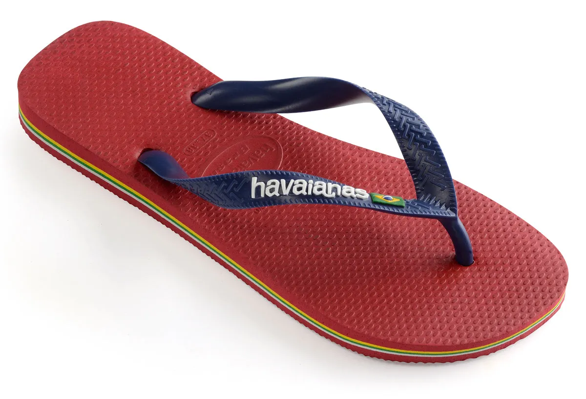 Havaianas Brasil Logo In Red