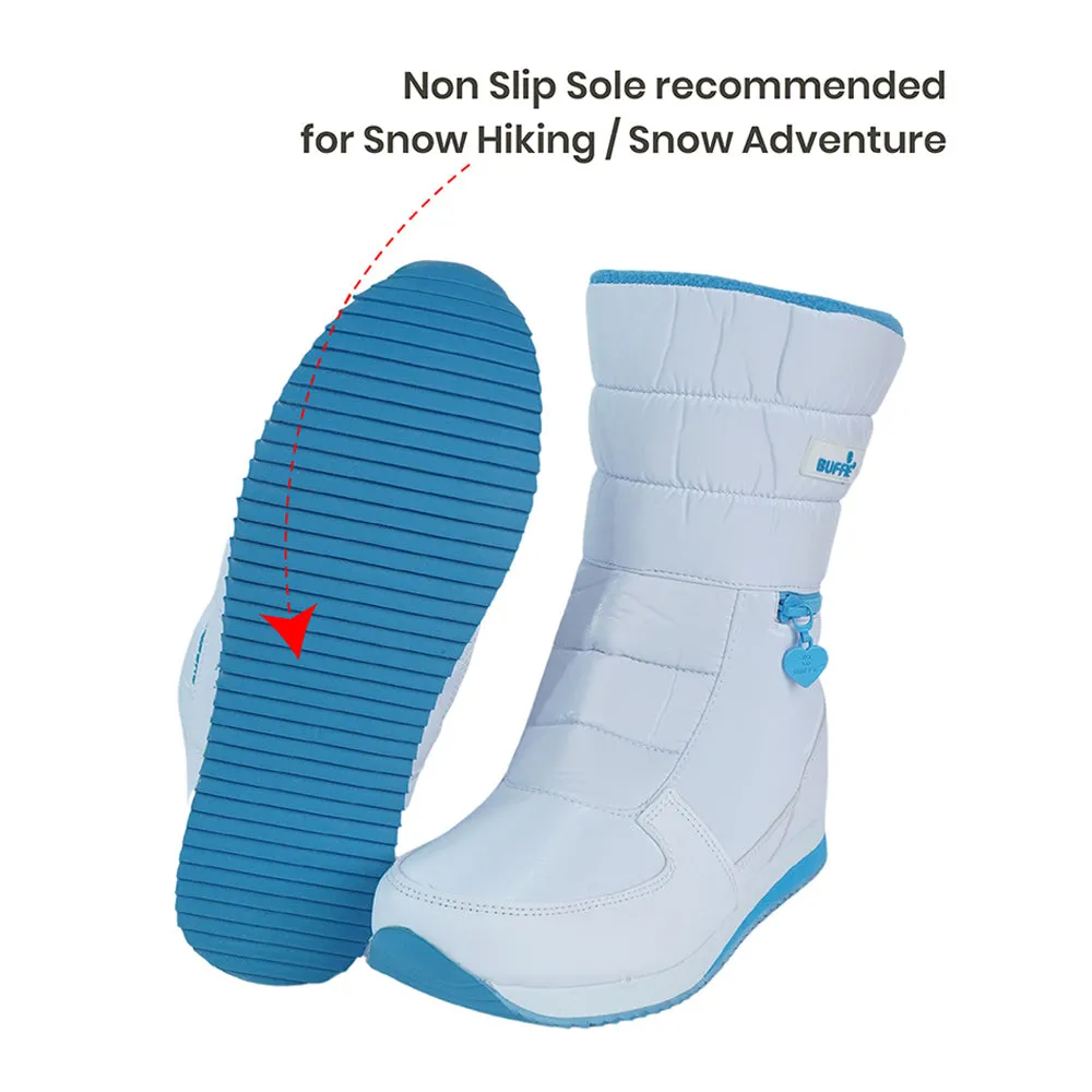 Little Surprise Box, Icy Blue Waterproof Winter Snow Boots for Kids for Minus degree temperature