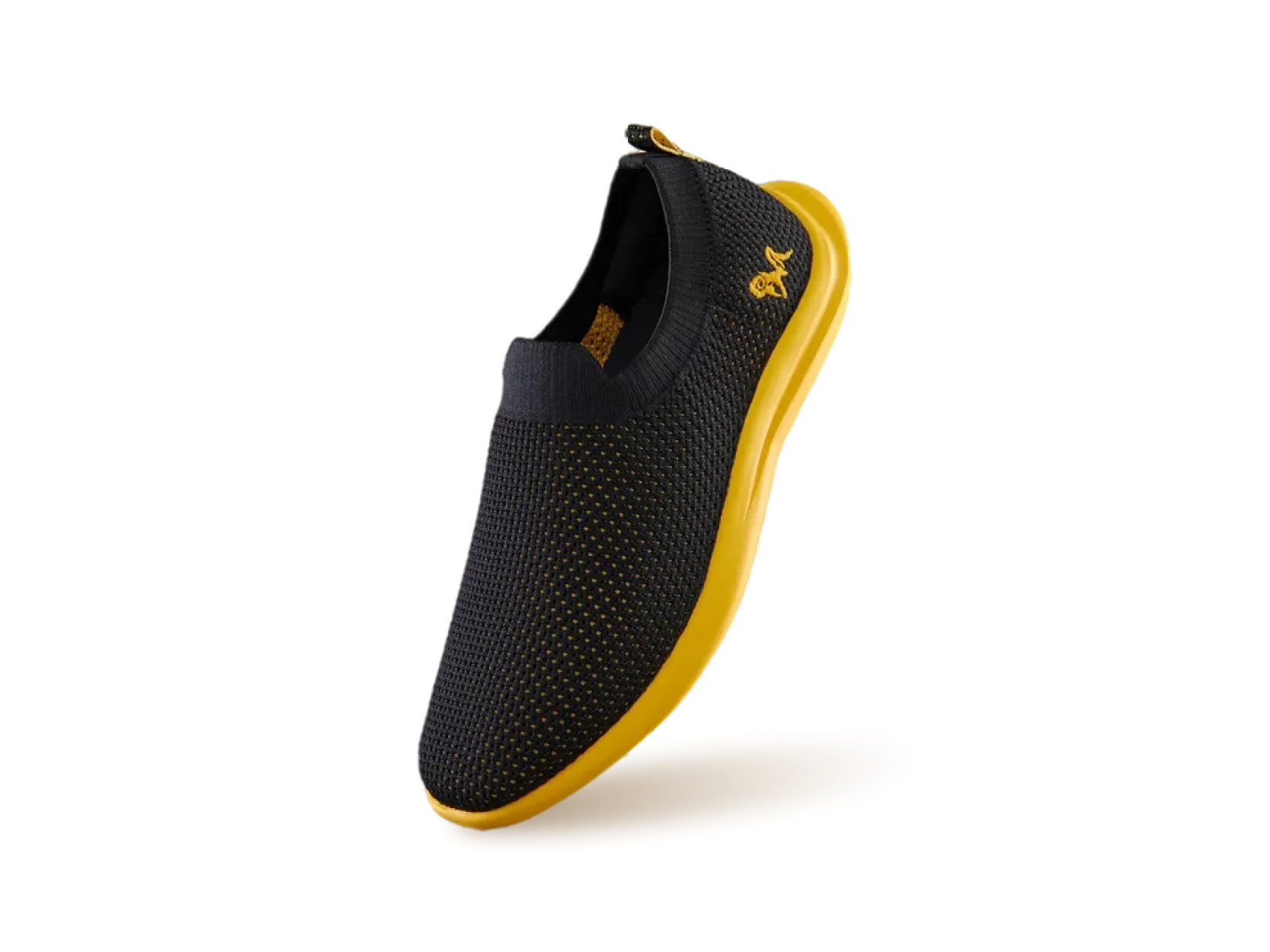 Spotlight Slip Ons : Hale Black / Yellow Sole