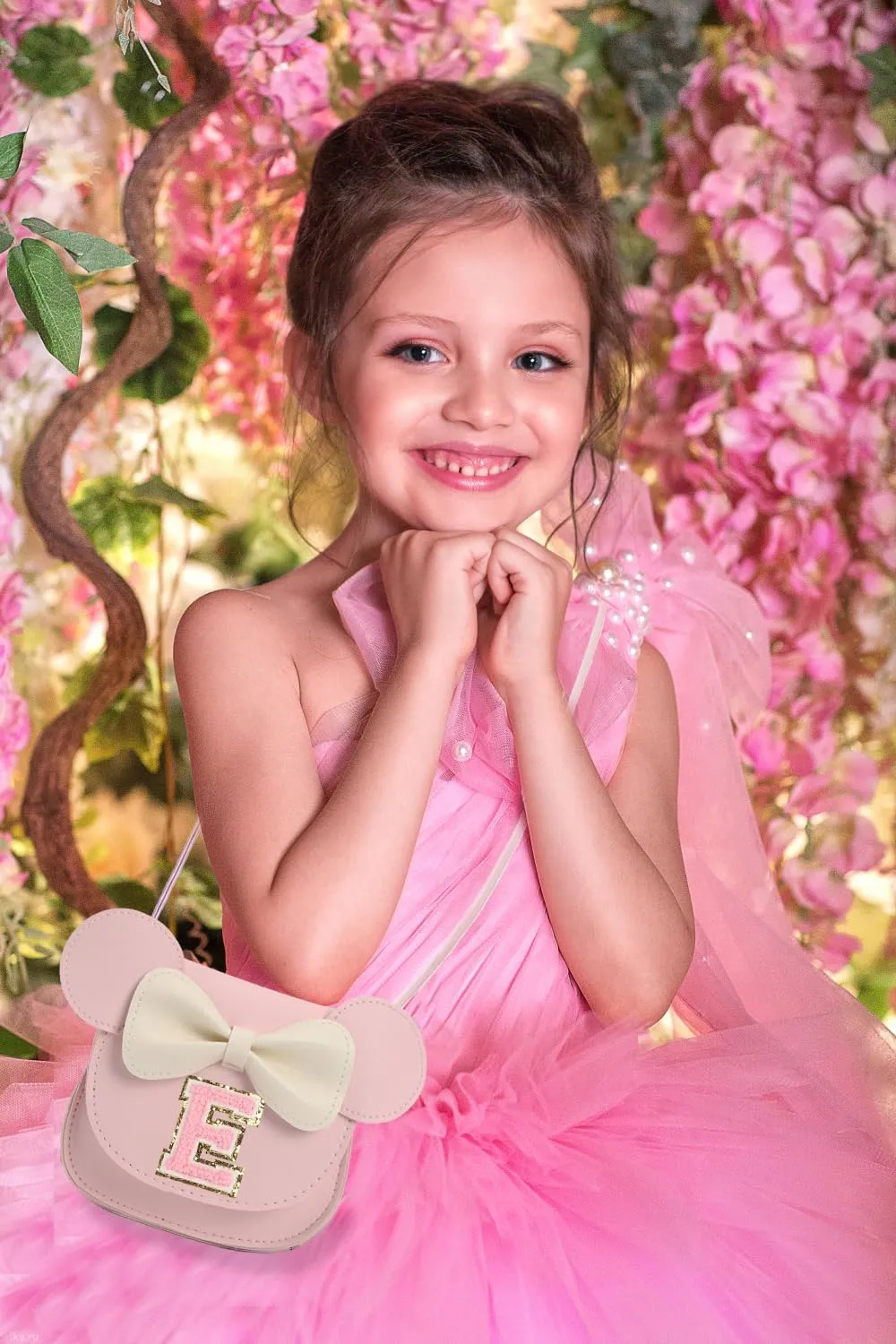 Toddler Purse for Girls Birthday Gift, Little Girls Purse Kids Wallet Mouse Crossbody Bag Gift Set